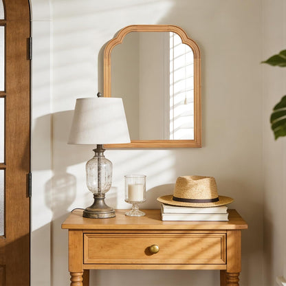WallBeyond Full Length Mirror Wall Mounted 65"x22", Rustic Wooden Frame Floor Mirror, Large Full Body Mirror for Bedroom, Leaning or Hanging Against Wall, Natural