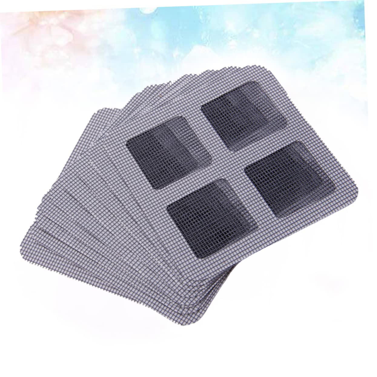 VILLCASE 21Pcs Self Adhesive Window Screen Repair Patch Kit Durable Net Stickers for Screens Doors Tents and Pools Easy Installation No Tools Required