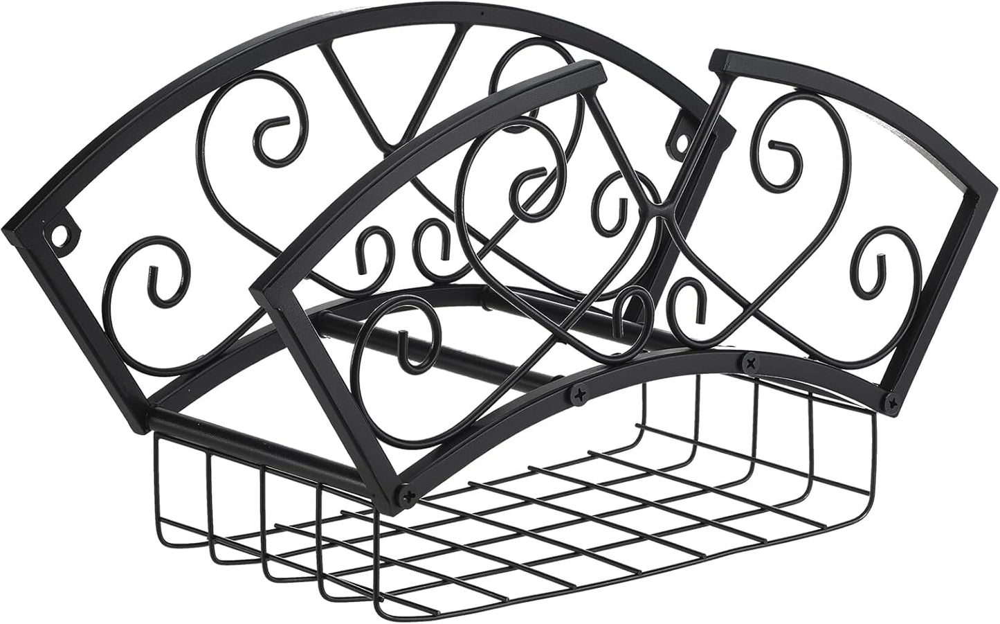 Garden Hose Holder Heavy Duty Metal Water Hose Holder, Hose Hanger Wall Mounted Metal Detachable Hose Storage Organizer for Outside Yard Lawn