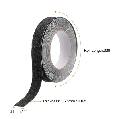 HARFINGTON Anti Slip Traction Tape 2" x 16.4ft Waterproof Non-Slip Grip Tape High Friction Weather Resistant Non Skid Stair Treads Tape for Indoor Outdoor Stair Steps, White