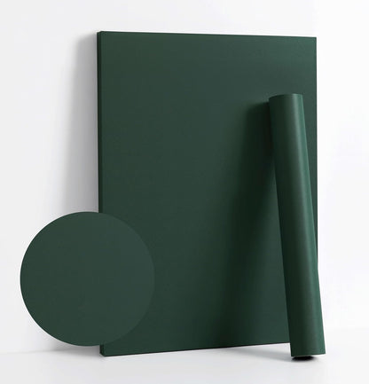 Dimoon 118''x17.7'' Green Peel and Stick Wallpaper Contact Paper Modern Self Adhesive Wall Paper Removable Renter Friendly Textured Solid Color Shelf Cabinet Vinyl Roll (118''x17.7'',Dark Green) - Colors B