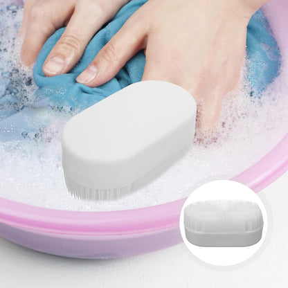 MAGICLULU Soft Bristle Laundry Stain Remover Brush for Clothes and Bathtubs, Plastic Material with Comfortable Grip, Gentle on Fabrics and Fingers, for Home Cleaning and Shoe Scrubbing