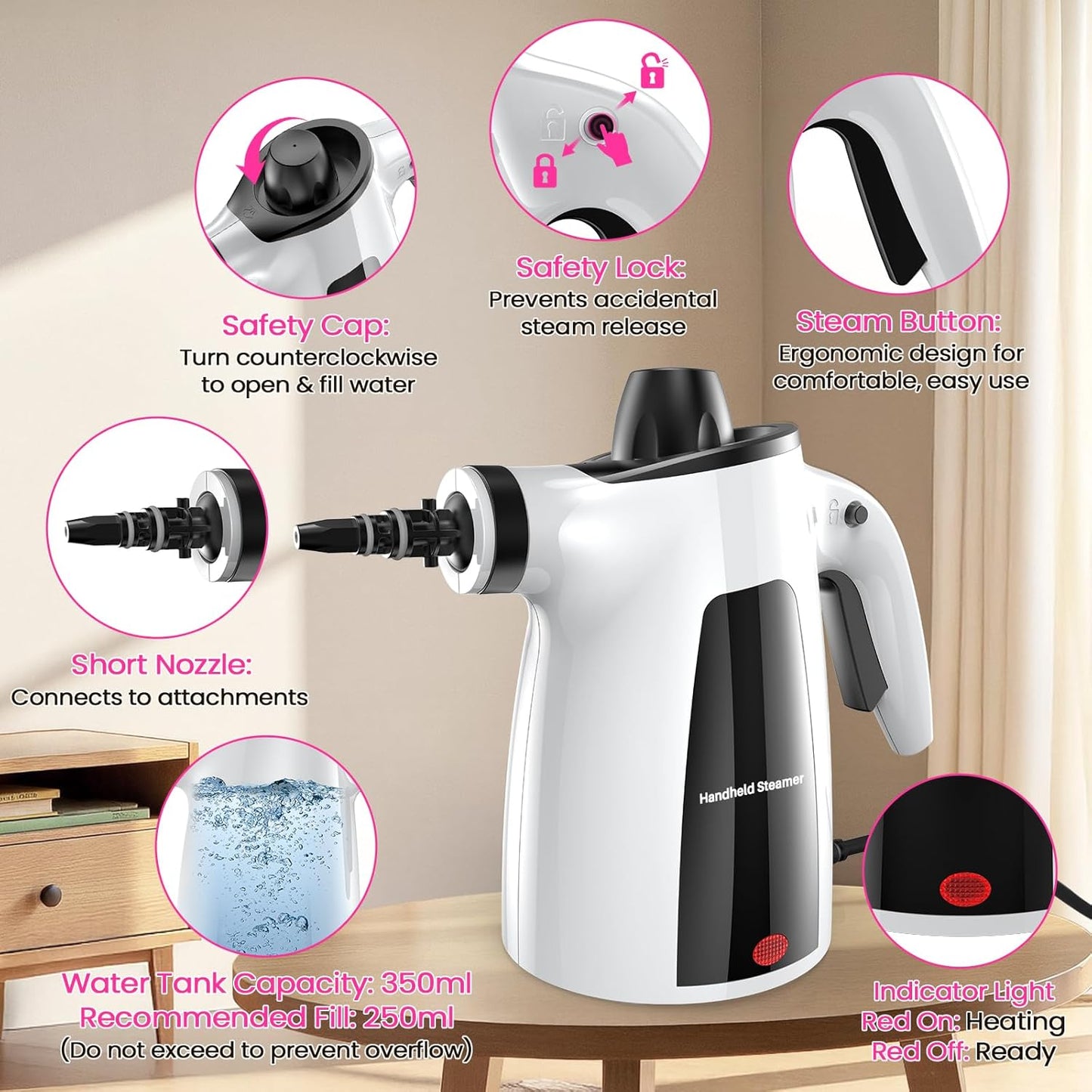 Electric Scrubber, Steam Cleaner