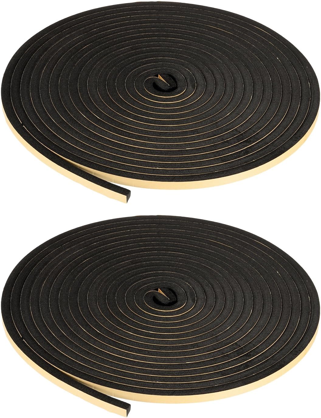 PATIKIL Foam Insulation Tape, 1-1/2" W x 1/8" t x 32.8FT Self Adhesive Weather Stripping Door Seal Strip for Door Window Air Conditioning, Black - Colors A