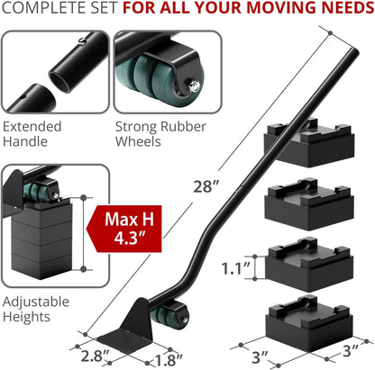 X-Protector Felt Furniture Sliders for Hardwood Floors 24 PCS 1” - Self-Adhesive Furniture Slider - Heavy-Duty Furniture Movers for Hard Surfaces - Felt Sliders - Move Your Furniture Easily!