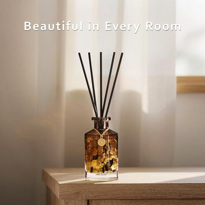Airkeep Reed Diffuser Set,Black Forest Luxury Scented Diffuser with Sticks Long Lasting Home Fragrance for Bathroom Shelf Decor 6.09 fl oz (180ml)