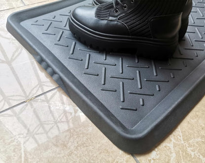 Rubber Boot Tray for Entryway,Boot Mat,Shoe Tray,Shoe Mat for Indoor and Outdoor Use (Soft Silicone Rubber, 29.5X14.9 inch)