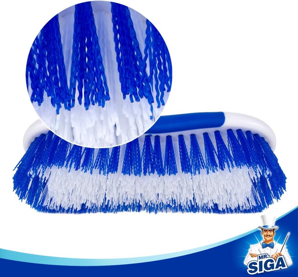 MR.SIGA Multi-Purpose Heavy Duty Scrub Brush - Pack of 2
