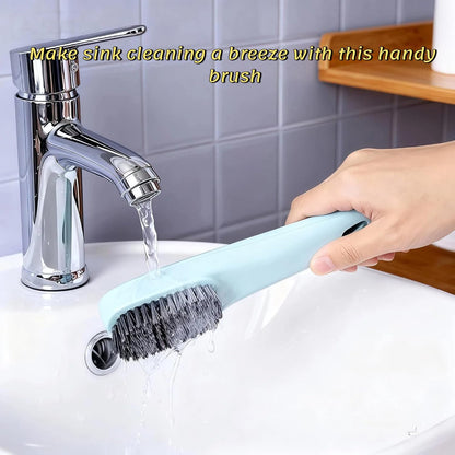 Laundry Brush, Shoe Brush, Used for Cleaning Stains, Floor Tiles, Kitchen, Carpet, Household Cleaning, Etc. Easy to Hold Set of 2 Pieces