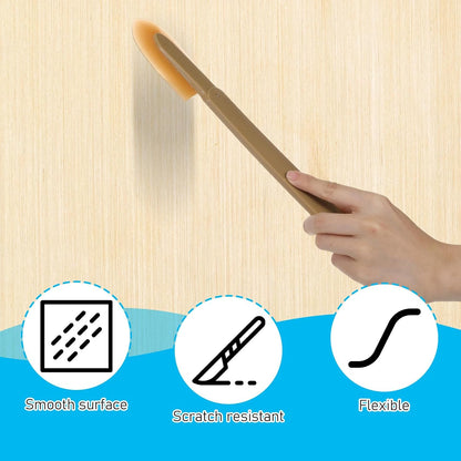 Rubber Caulking Tool, 4PCS Multi Size Flexible Silicone Caulking Tools Finishing Set with Caulk Smoother, Caulk Remover Tool, Caulks Smoothing Tools for Corners, Gaps & Seams