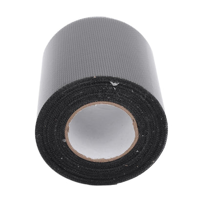 Window Screen Repair Mesh Patch Self Adhesive Tape Roll Strong Sticky Breathable Net Repair Kit for Home Camping Tent Door Bed Screen Quick Fix Solution 80mm x 6.1m (Black)