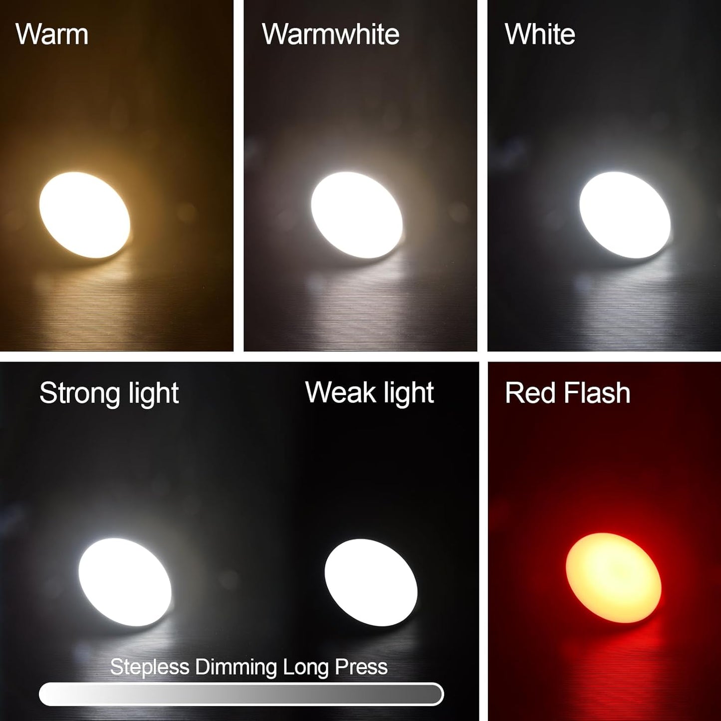 4000LM Flashlight Portable LED Camping Lantern Light 30W with Digital Display and Magnet , IPX5 Waterproof Tent Lights Light for Parents Christmas Gift
