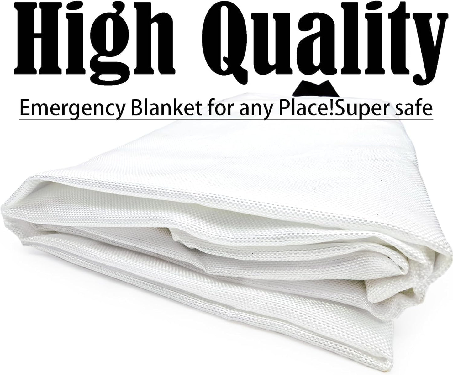 Blankets 8 Packs with Gloves. High Heat-Resistant fire Blankets for Home Security, Kitchen and Camping, Emergency fire Blankets for Home and Kitchen,