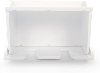 Camco Pop-A-Toothbrush Bathroom Organizer | Features Protective Cover & Vented Design for Quick Drying | Great Addition to Bathroom Accessories, Bathroom Storage & More | Fits 2 Toothbrushes (57203)