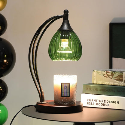 Candle Warmer Lamp with Timer Dimmer - Electric Light Wax Warmer for Jar Candles - Lamp with 2 Bulbs, Unique Birthday Gifts for Women Mom House Warming Gifts New Home Decor