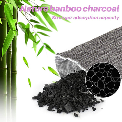 Charcoal Bags Odor Absorber (10x100g+4x200g) Activated Bamboo Charcoal Air Purifying Bags Charcoal Odor Eliminating Bags for Home & Car Shoes, Closet, Pet -14 PACK