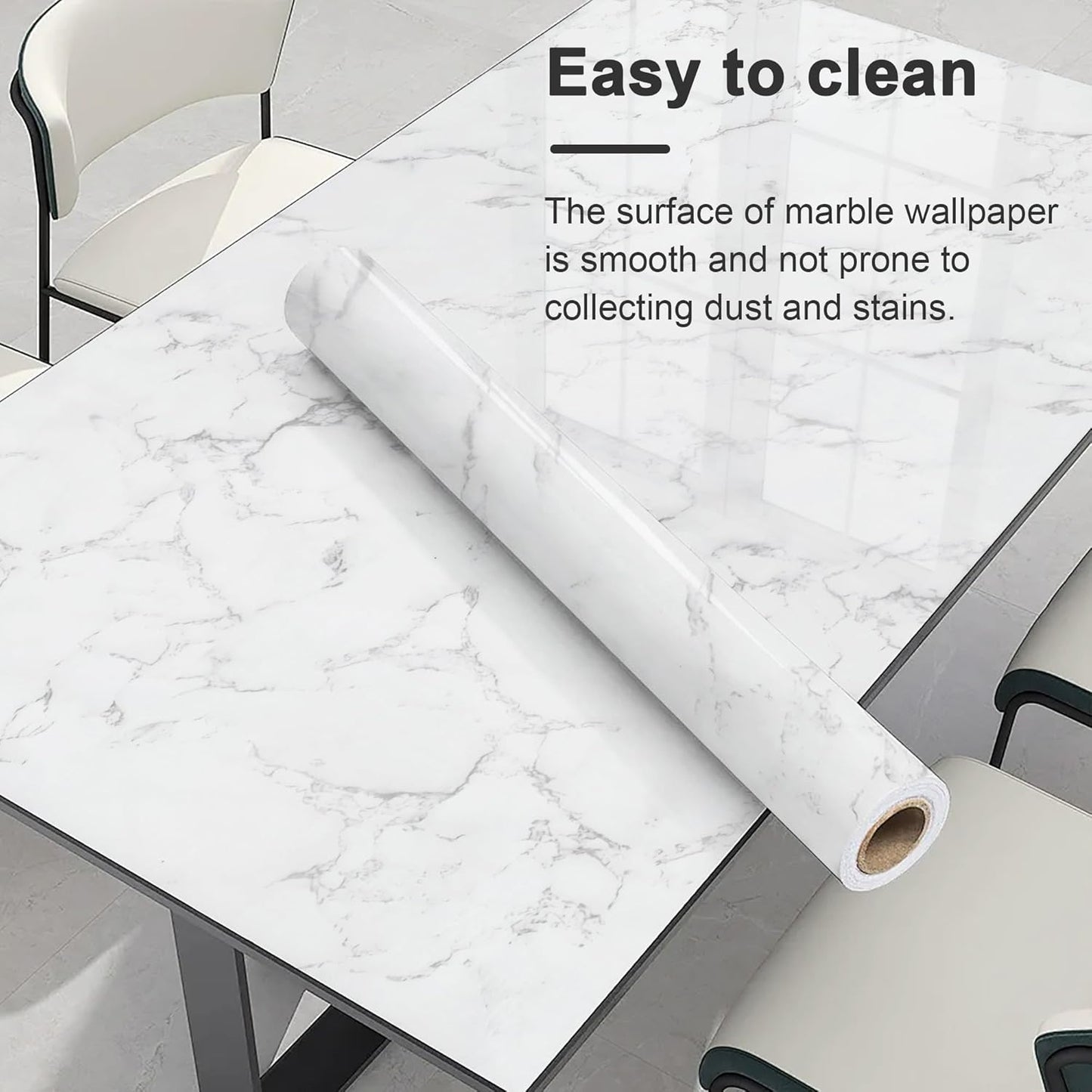 Dimoon 17.3" X 78.7" Peel and Stick Wallpaper Floral Contact Paper Boho Beige White Renter Friendly Natural Wall Paper Waterproof Removable Self Adhesive Wallpaper for Bedroom Livingroom Vinyl Roll
