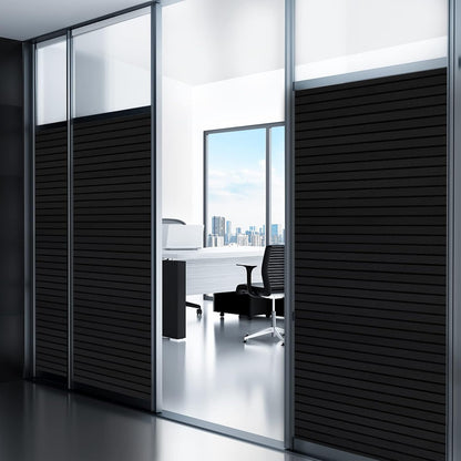 Coavas Frosted Glass Window Privacy Film, Opaque Static Cling No Glue Removable, UV & Heat Blocking Anti-Glare, Renter Friendly Decorative Covering for Bathroom Bedroom Door, 17.5 x 78.7 in