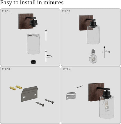 Battery Operated Wall Sconce Set of 2, Black Rechargeable Wall Lights with Timer Function, Easy Install Dimmable Wireless Wall Lamps Sconces Wall Decor for Living Room Bedroom Hallway, Emergency 3000K