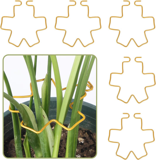 PRETTY JOLLY 5PCS Iron Monstera Plant Support Stakes Premium Plant Stand for Indoor & Outdoor Plants Practical Leaf Holders,Durable Trellis Accessories for Gardening Enthusiasts(Tree+Butterfly)
