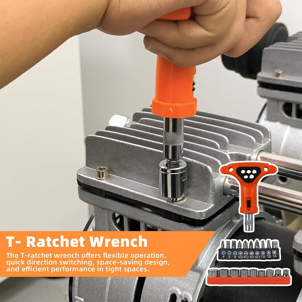 Tool Kit Basic Home Repair Tool Set,General Household Tool Kit with Plastic Tool box,Perfect for Outdoor working,Office & College Dorm.Tools mainly include hand saw,wrench,hammer,Screwdriver