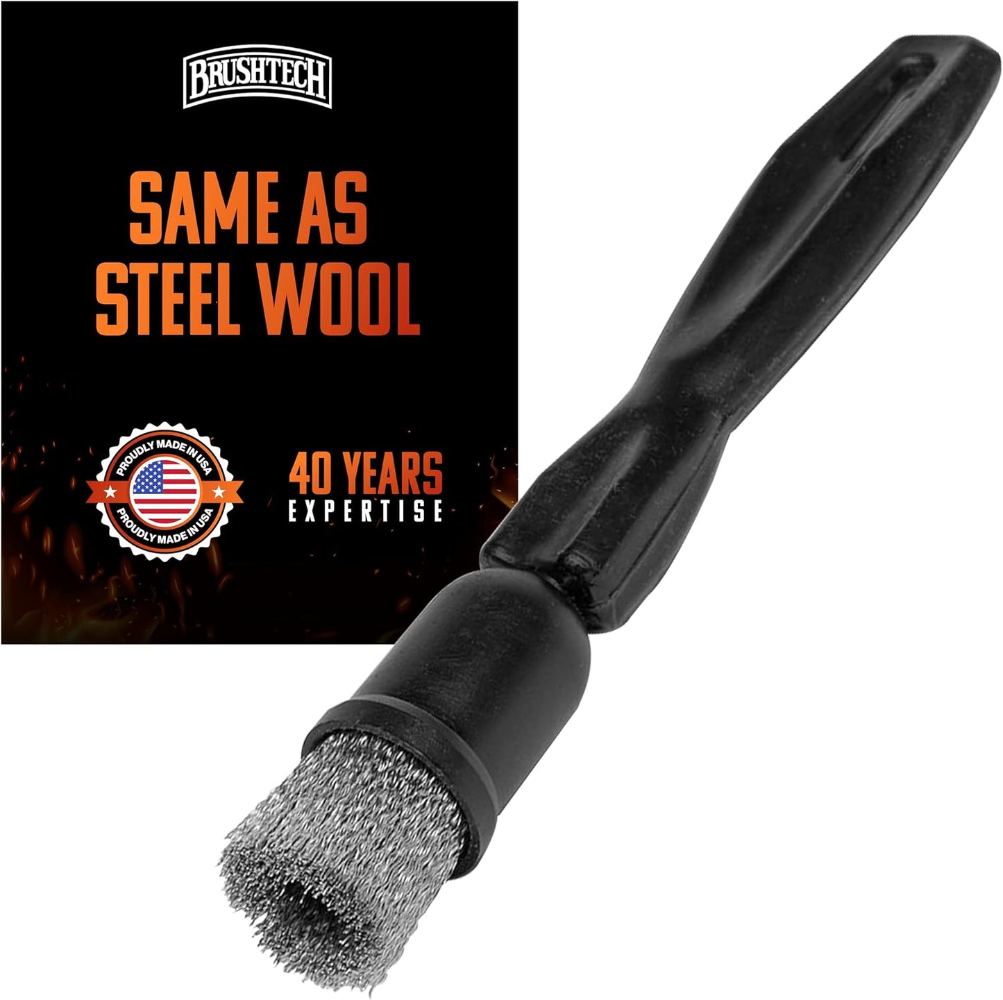 BRUSHTECH – Brushtech Same As Steel Wool for Non Sticks – Black