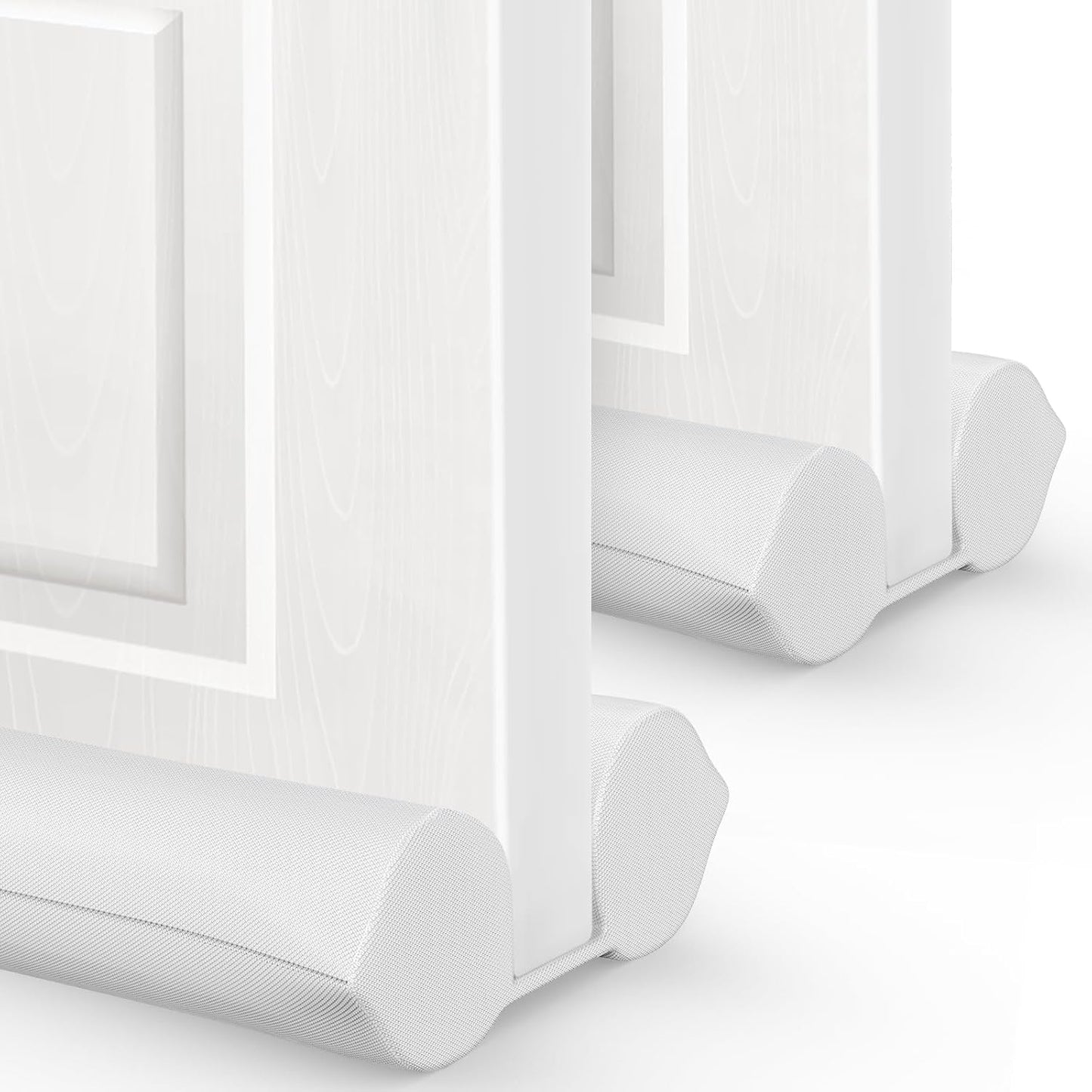 Comfyanno Under Door Draft Stopper - Bottom Door Seal & Gap Filler- Fits 30” to 36” Door, Block Noise, Sound, Air, Bugs, Dust, Easy to Install, Double Side Block, No Adhesive, Black