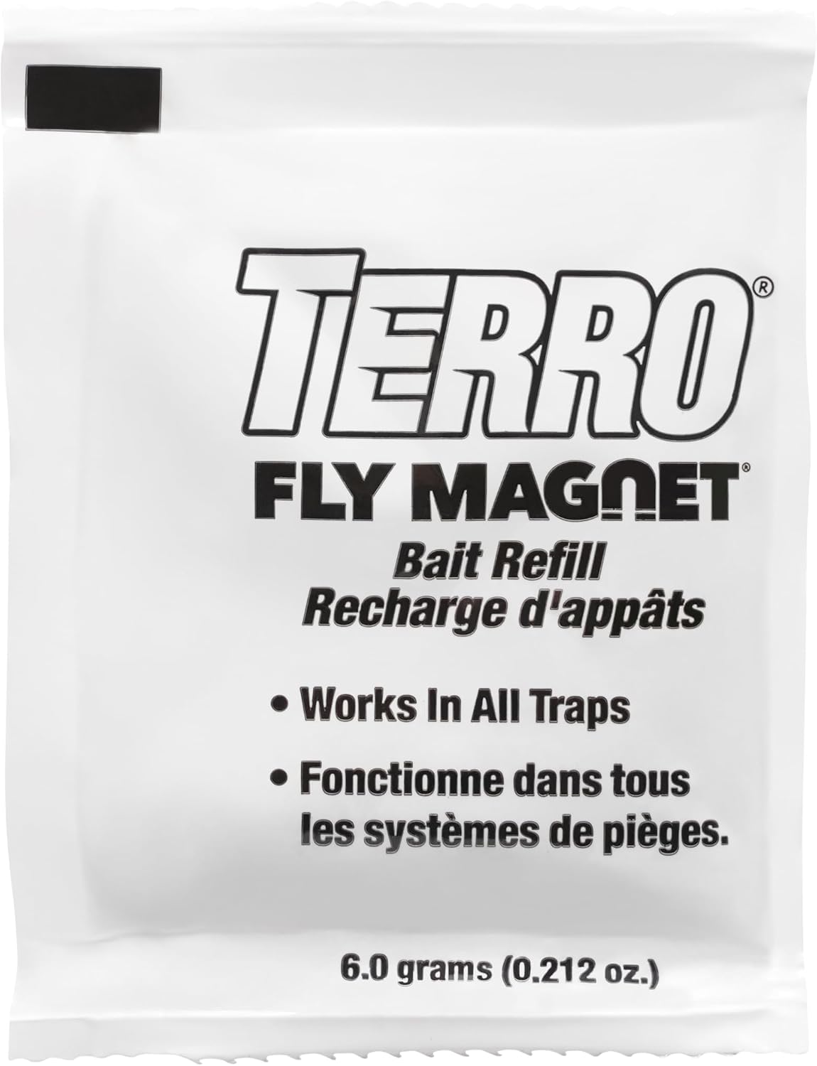 TERRO Fly Magnet Trap, Reusable Poison-Free Outdoor Fly Catcher with Bait | Kills House Flies, Barn Flies & Bottle Flies, Easy to Use Outdoor Fly Trap for Patios & Decks, Bait Activates in Hours