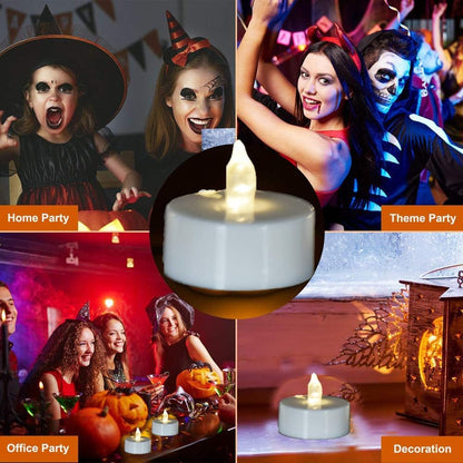 Flameless Flickering LED Battery Candles :Set of 3 Ivory Real Wax Pillar Operated Fake Faux Lights with Remote Control and Timer Function Flicker Candle for Decoration Christmas Votive Garden Outdoor