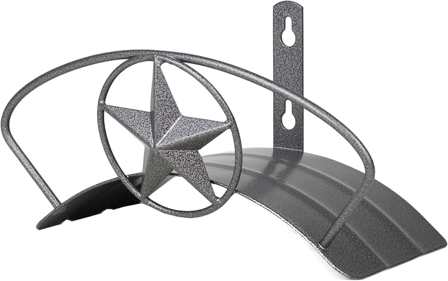 Yard Butler Heavy Duty Wall-Mounted Hose Hanger - Garden Hose Holder for Convenient Organization - Holds up to 125 Feet - Powder Coated Steel - Heavy Duty Bracing - Classic Design, Green