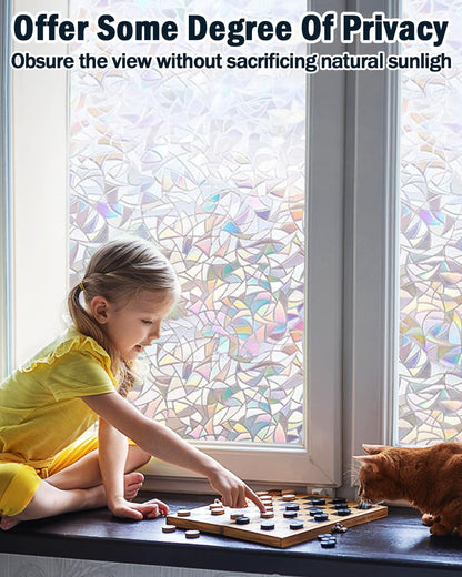 Lovepea Pure Frosted Glass Window Privacy Film 24 Hour Two Way Privacy, Removable, Static Cling, Ideal for Privacy scenarios Such as Home Office Doors and Windows (17.5 x 78.7 Inch)