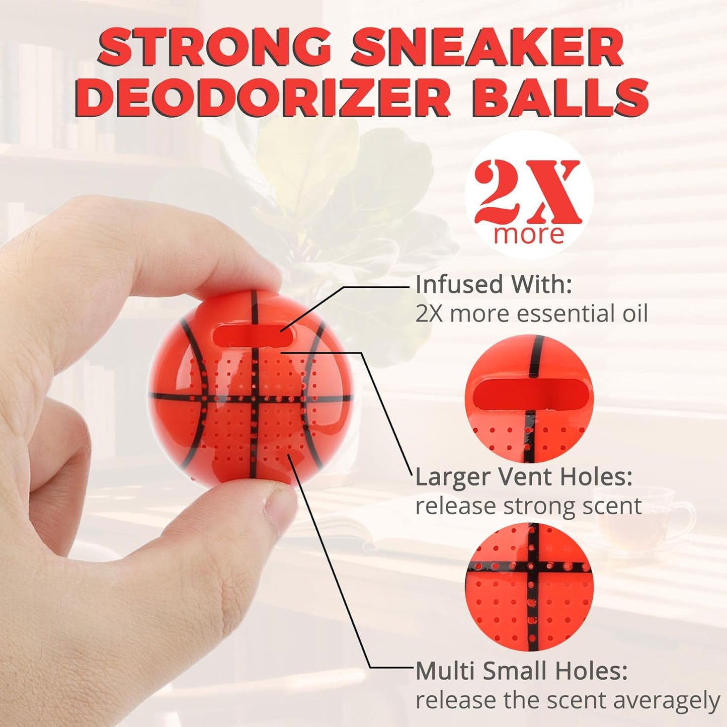 Knixmax Shoe Deodorizer Balls 12 Packs