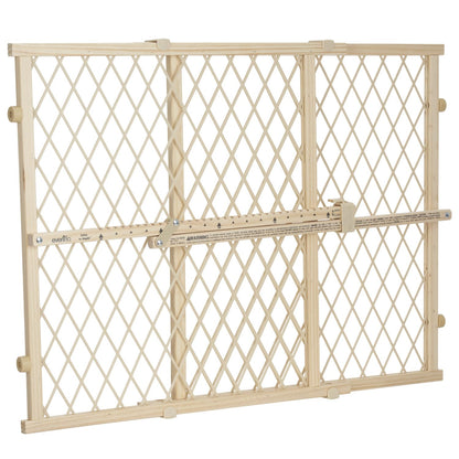 Position & Lock Adjustable Wood Baby Gate (Farmhouse Collection)