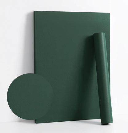 Dimoon 118''x17.7'' Green Peel and Stick Wallpaper Contact Paper Modern Self Adhesive Wall Paper Removable Renter Friendly Textured Solid Color Shelf Cabinet Vinyl Roll (118''x17.7'',Dark Green) - Colors B