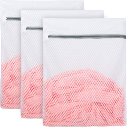Vivifying Extra Large Mesh Laundry Bag, 2 Pack XXL Oversize Honeycomb Mesh Wash Bags for Washing Machine, Coats, Stuffed Toys, Blanket, Bedding, Sweater, Delicates Clothes (27 x 35 Inches)
