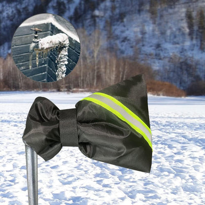 DGLV Outdoor Faucet Covers for Winter, 4 Pack Outside Faucet Socks for Freeze Protection Reusable Waterproof Anti-Freeze Insulated Spigot Cover for Garden Tap, 6.69" W x 8.27" H