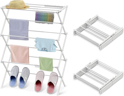 Clothes Drying Rack Household Indoor, Foldable Drying Rack Clothing for Laundry - 40" x 28.8" x 14.2", Space Saving Indoor, Black-1pack