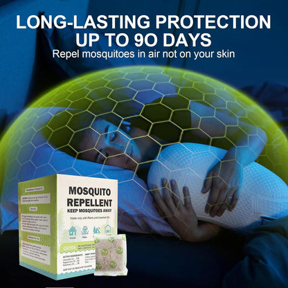 Mosquito Repellent Outdoor Patio - Mosquito Repellent Outdoor Powerful Indoor & Outdoor Protection - Mosquito Deterrent for Yard Camping 12 Pack, Green