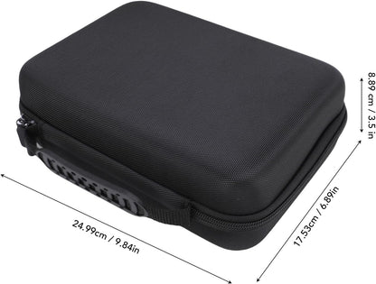 VBESTLIFE Hard Battery Organizer Storage Box, Carrying Case Bag Holder Holds 63 Batteries AA AAA C D 3V 9V, for Battery Tester and Accessories