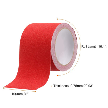 HARFINGTON Anti Slip Traction Tape 2" x 16.4ft Waterproof Non-Slip Grip Tape High Friction Weather Resistant Non Skid Stair Treads Tape for Indoor Outdoor Stair Steps, White