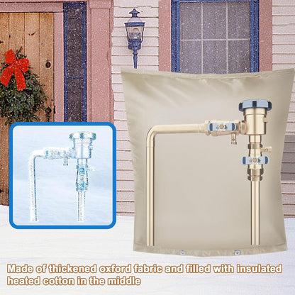 Backflow Preventer Insulation Cover,Pipe Insulation,Outdoor Pipe Covers For Winter Freeze Protection,Outdoor Faucet Covers For Winter Freeze Protection,Insulated Pipe Covers For Outside (30w*26h)