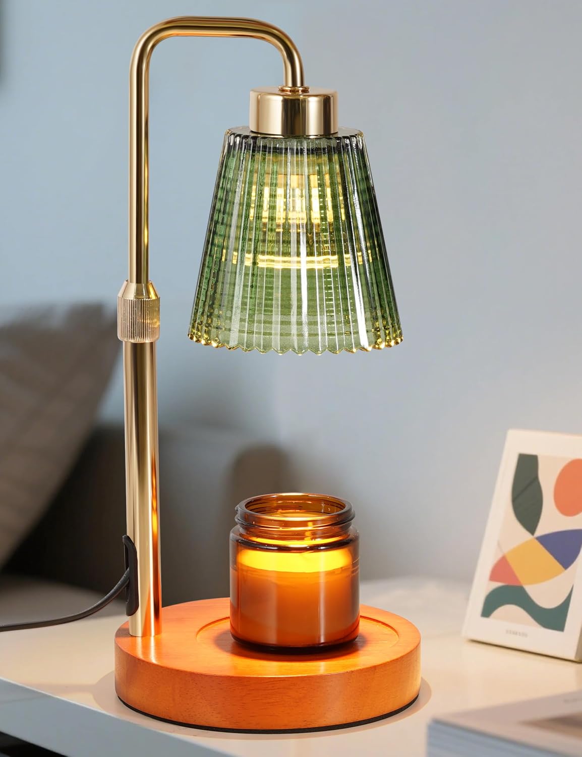 GODONLIF Candle Warmer Lamp with Cycle Timer, Birthday Gifts for Women Mom Her, House Warming Gifts New Home Room Decor, Wax Melt Warmer for Jar Candles with 2 Bulbs