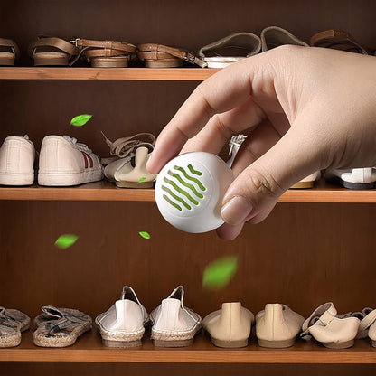 Deodorizer Balls, 8Pcs Shoe Deodorant Balls, Shoe Deodorizer, Shoes Ball Odor Eliminator, Shoes Odor Refreshing Car Air Freshener Ball for Gym Bags Closet Locker Luggage Cabinet