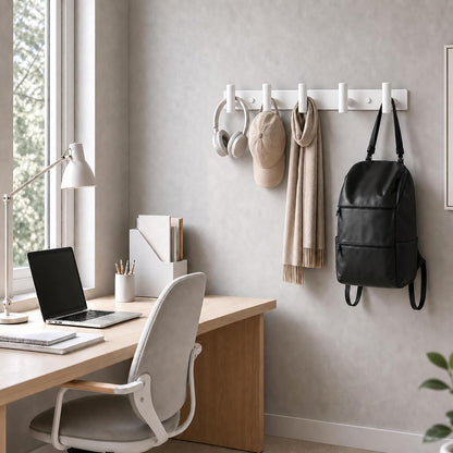Wall Mounted Coat Rack-3 Hooks, Heavy Duty Stainless Steel Wall Hooks for Towel Coat Bag, Hat Rack Coat Hanger Coat Hooks Towel Racks for Bathroom Entryway Kitchen Office (Silver, 1 Pack)