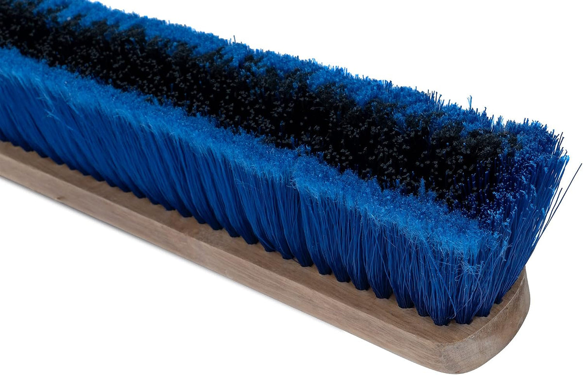 Harper 20201044 24 in. Indoor/Outdoor Dry All-Purpose Push Broom with Dual Bristles, for Dust, Gravel, Debris