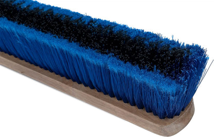 Harper 20201044 24 in. Indoor/Outdoor Dry All-Purpose Push Broom with Dual Bristles, for Dust, Gravel, Debris
