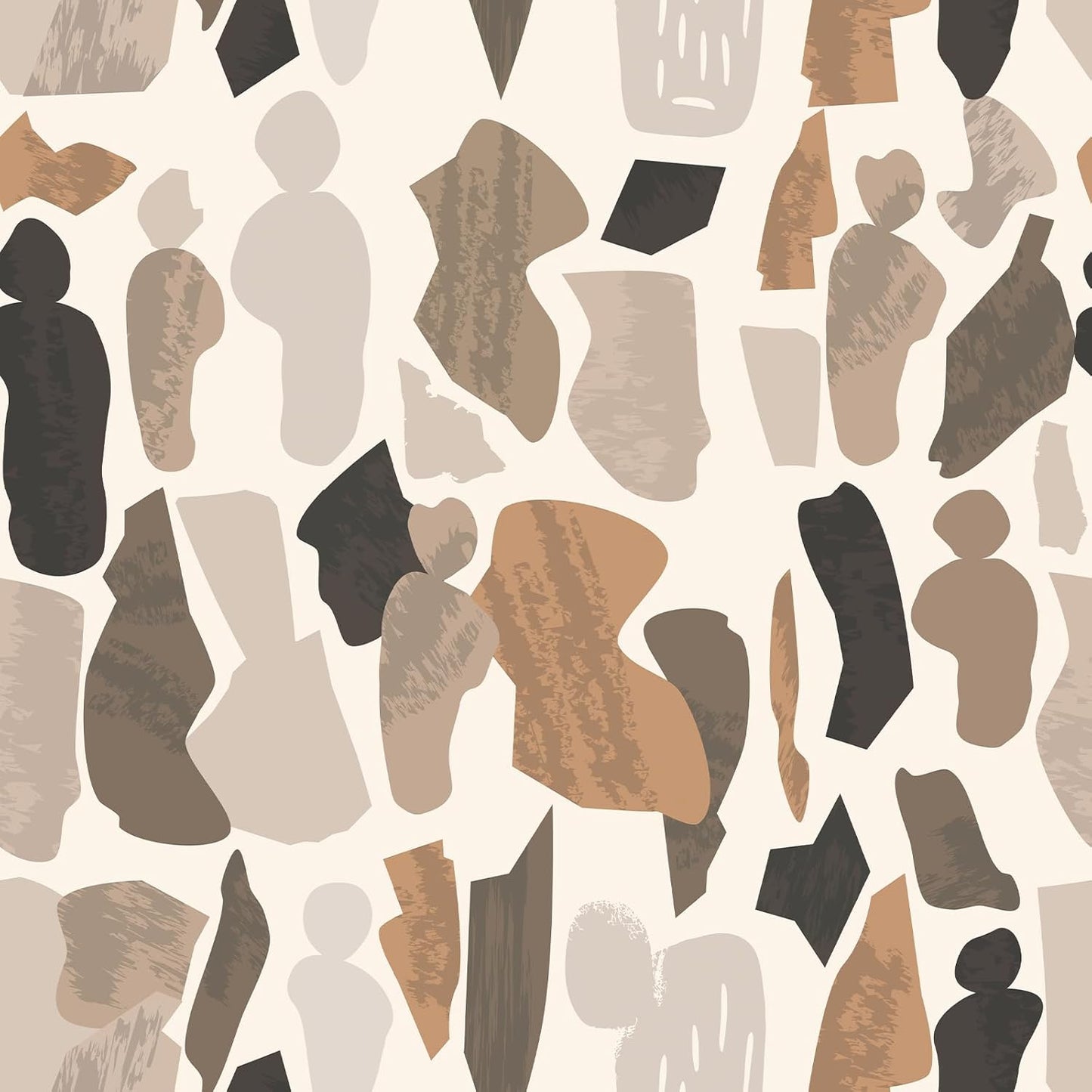 Kitico Modern Peel and Stick Wallpaper, Geometric Self Adhesive Wallpaper, Removable Vinyl Wall Paper for Bedroom Living Room Apartment Wall Decor 17.3"x80".