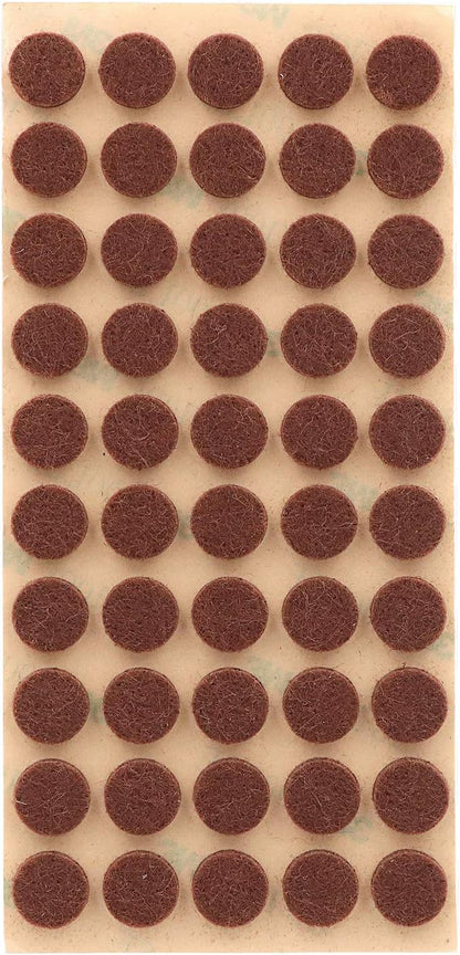 Furniture Felt Pads 3/8" (10mm) Diameter Round 3M Self Adhesive Protects Kitchen Cabinets, Drawers, Desks and Furniture Against Bumps and Scratches 100 Pack - Grey