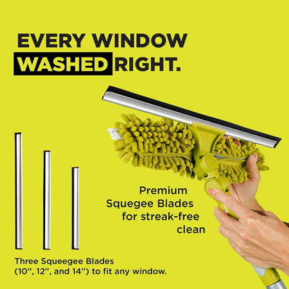 DOCAZOO DOCA Telescoping Pole 7-28 Ft - Extension Pole for Cleaning, Feather Duster, Window Washing Kit, Paint Roller, Window Squeegee - High Reach Extendable Kit for Indoor & Outdoor - Pole Only