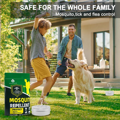 AUDQQM Mosquito Repellent Outdoor Patio, Mosquito Repellant Indoors, Mosquito Repellant for Room/Yard, Camping Mosquito Deterrent, Keep Mosquito Away, Effective for 60 Days-2P